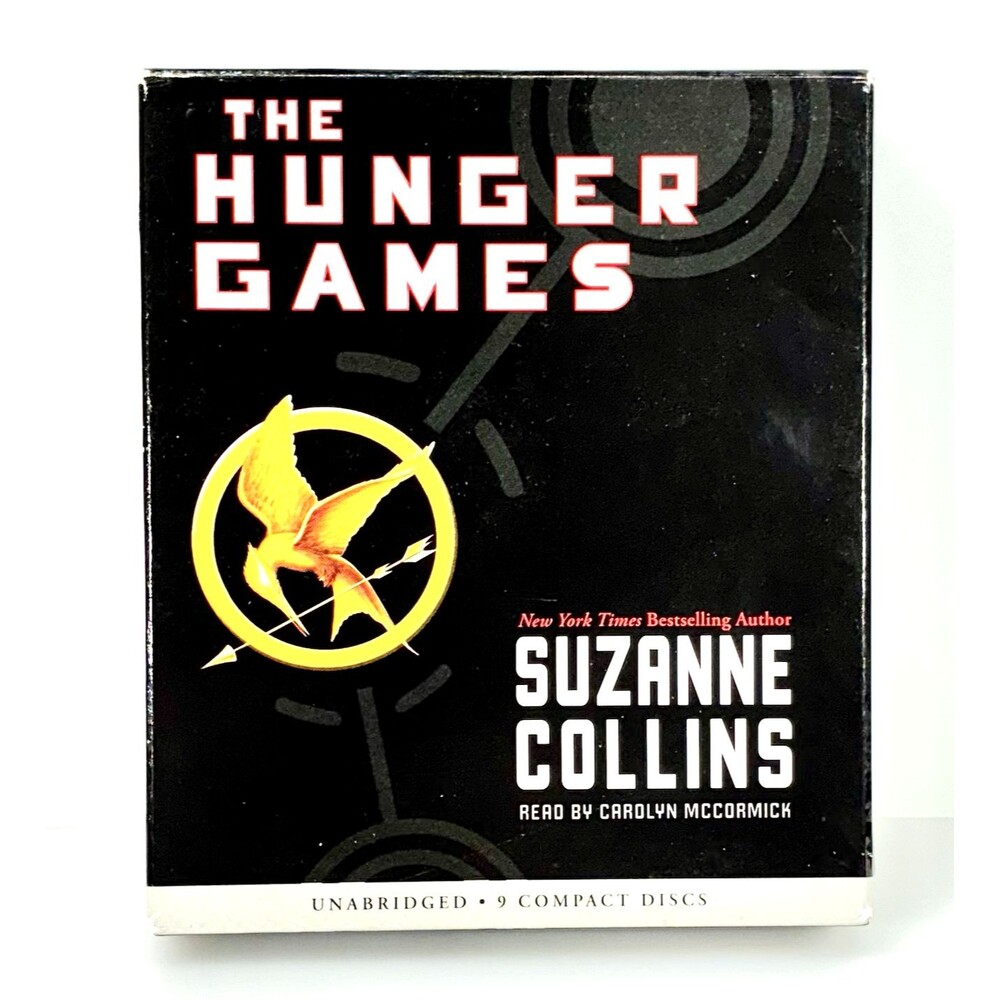 The Hunger Games Book  Audio CD By Suzanne Collins 9 Disc Set Complete Tested
